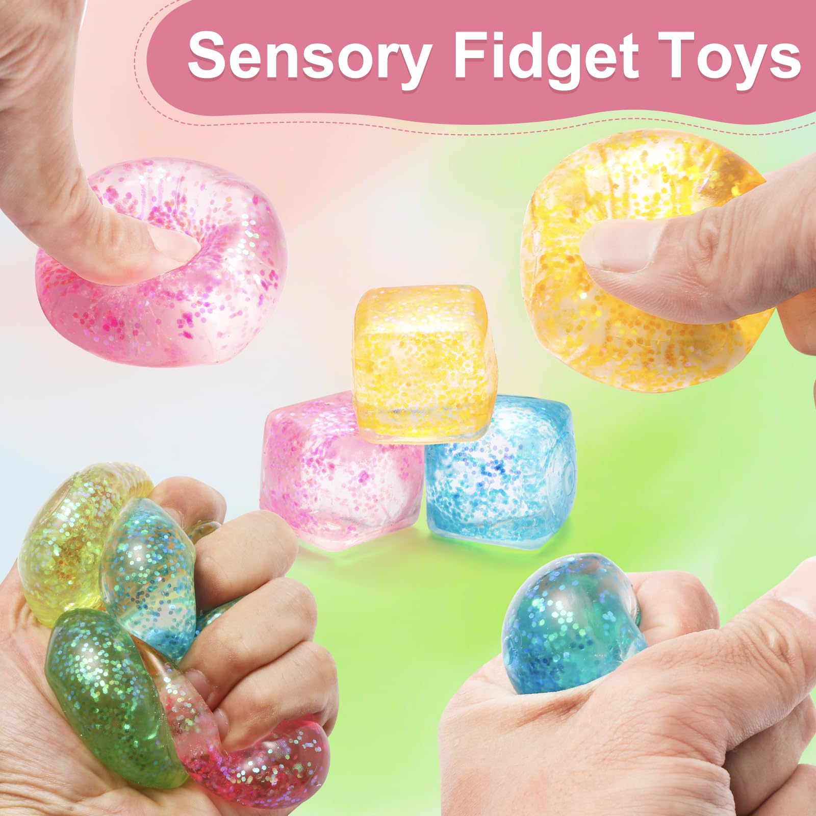 ZJDL Stress Cube soft rubber design for durable, safe squeezes.