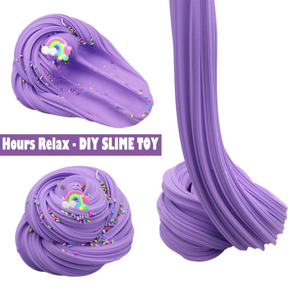 ZJOFP Butte Slime Kit 11 Pack close-up showing varied textures for tactile exploration.
