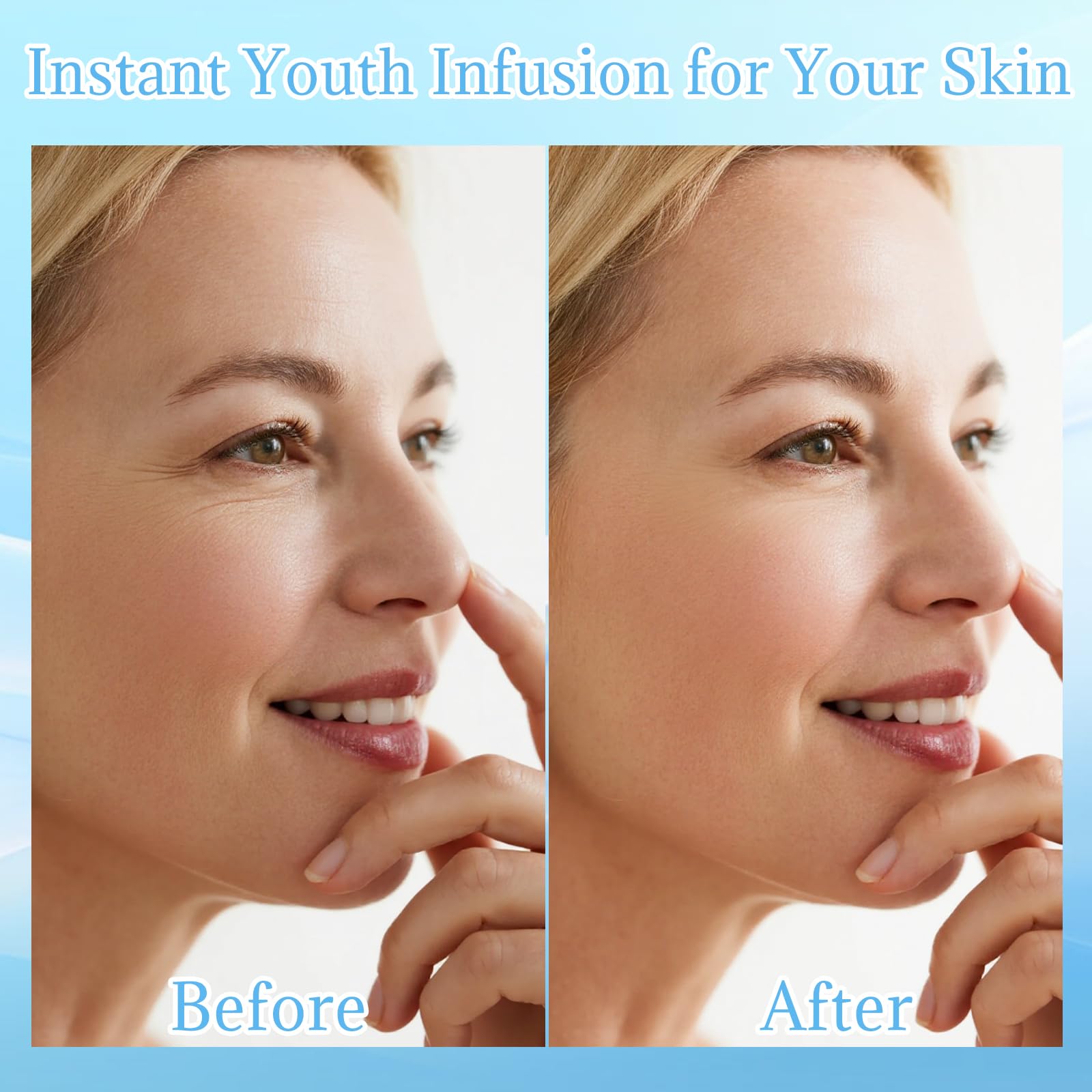 ZJRUI Collagen Serum bottle close-up emphasizing nourishment for firmer appearance