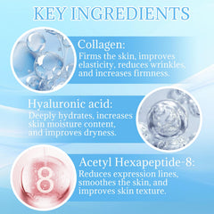 ZJRUI Hyaluronic Acid Serum bottle close-up highlighting deep hydration potential