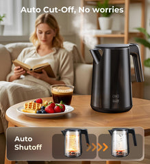 ZKBHOME cool-touch exterior prevents burns during handling
