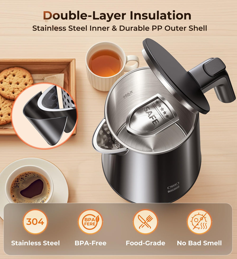 ZKBHOME kettle with seven-temperature control for precise brews