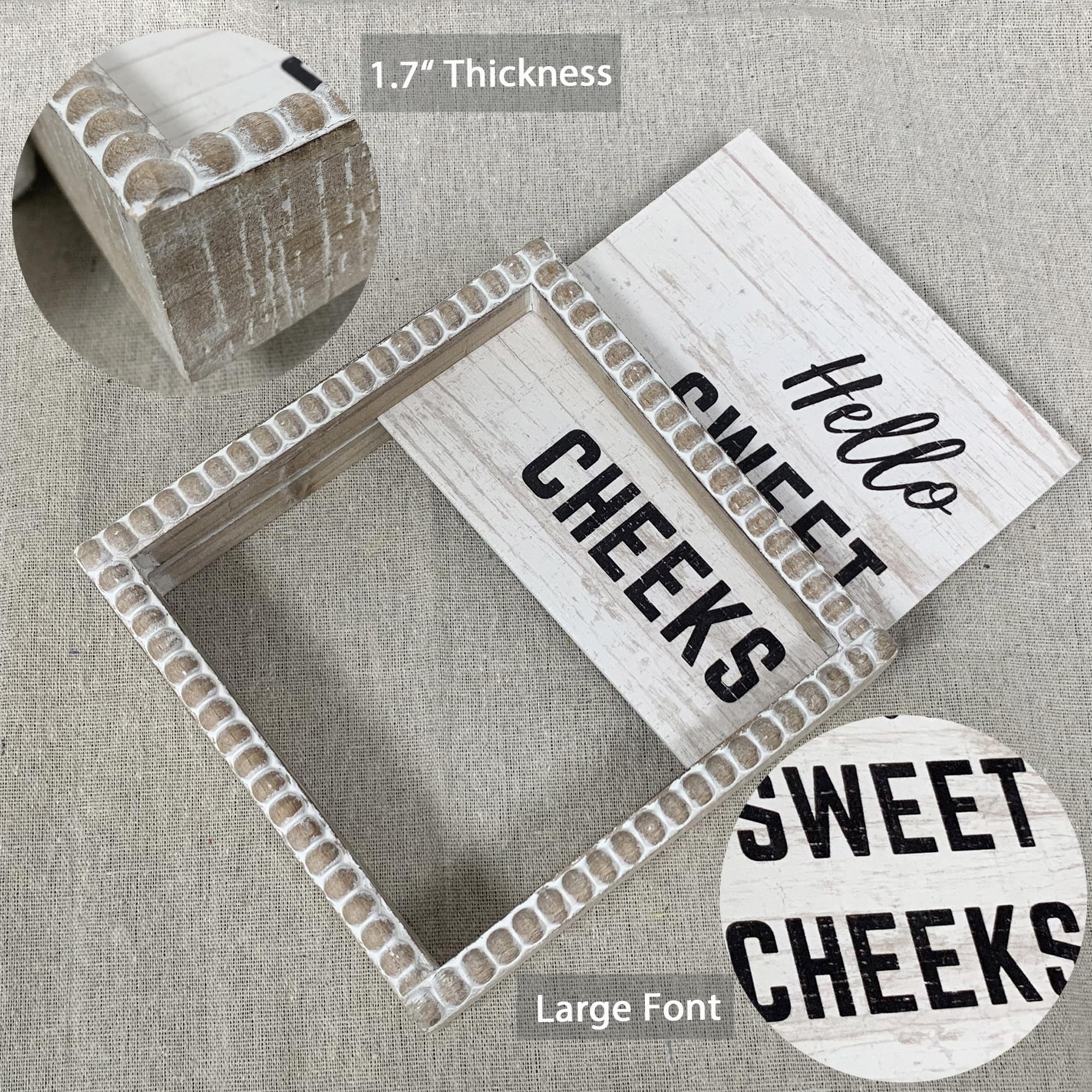 ZLFart humorous bathroom sign sparks conversation and lightens up the space.