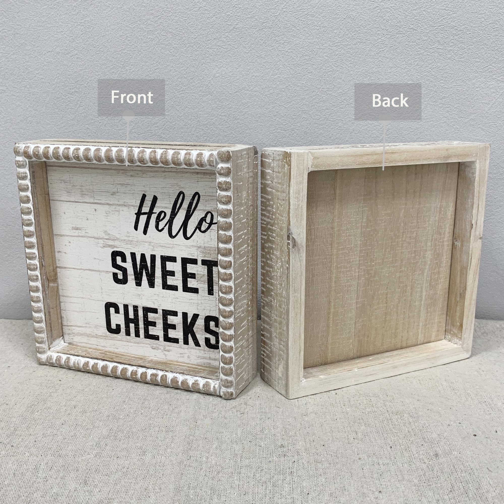 ZLFart vintage restroom decor adds retro character to any powder room.