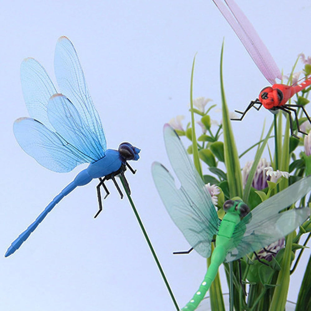 ZLMC dragonfly clip decorates outdoor spaces with garden-friendly charm.