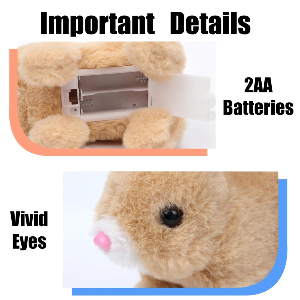 Zloeoa Bunny plush features a realistic face for comforting companionship.