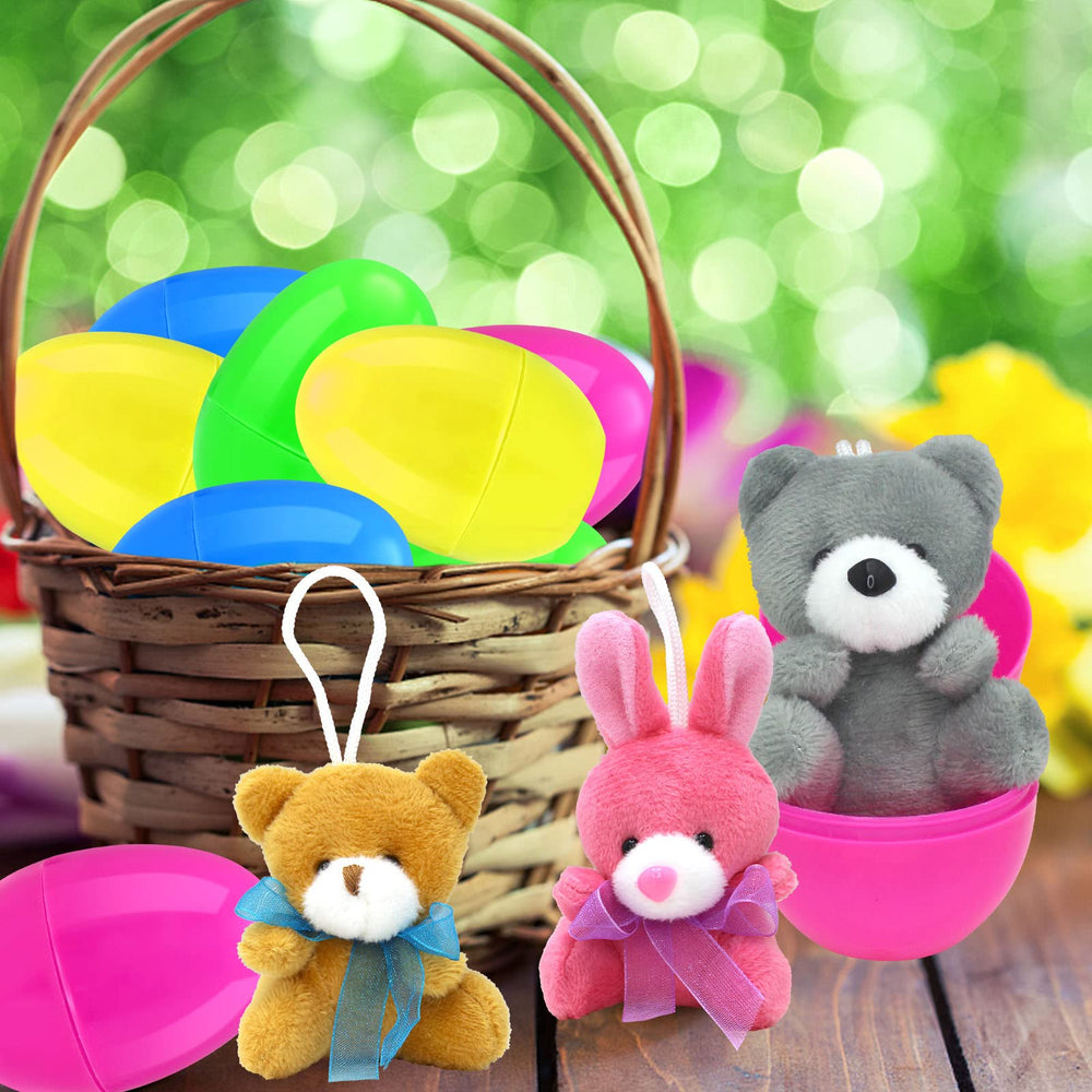 ZMCINER colorful eggs improve visibility during hunts and make baskets exciting.