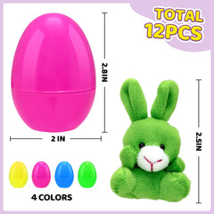 ZMCINER hard plastic eggs are reusable and odor-free for many Easter seasons.