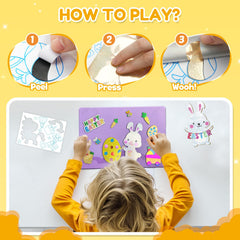 ZMLM Foil Art Kit foam stickers closeup for easy decorating and motor skills.