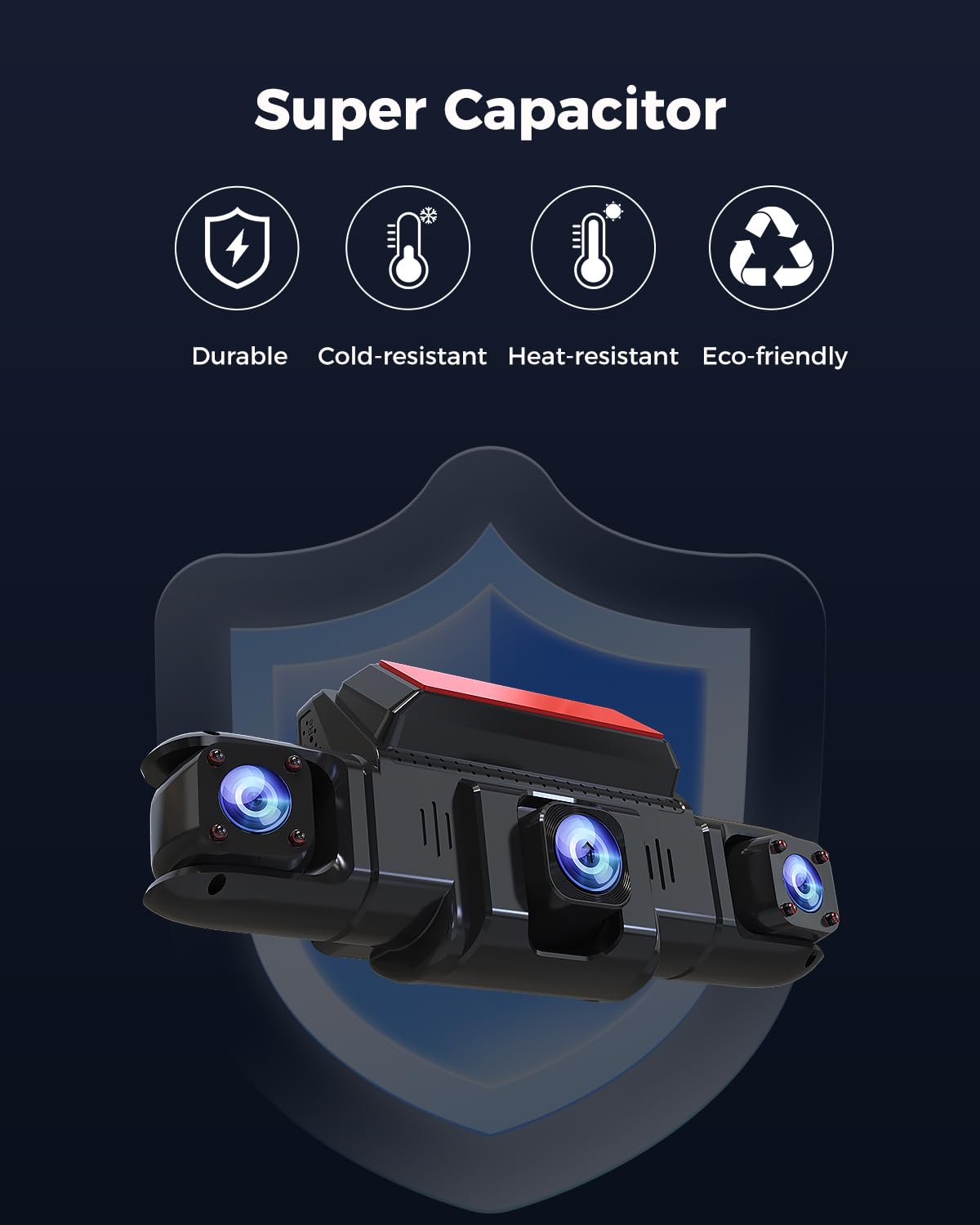 ZMOPO 5G WiFi module enables fast sharing of clips to your phone.