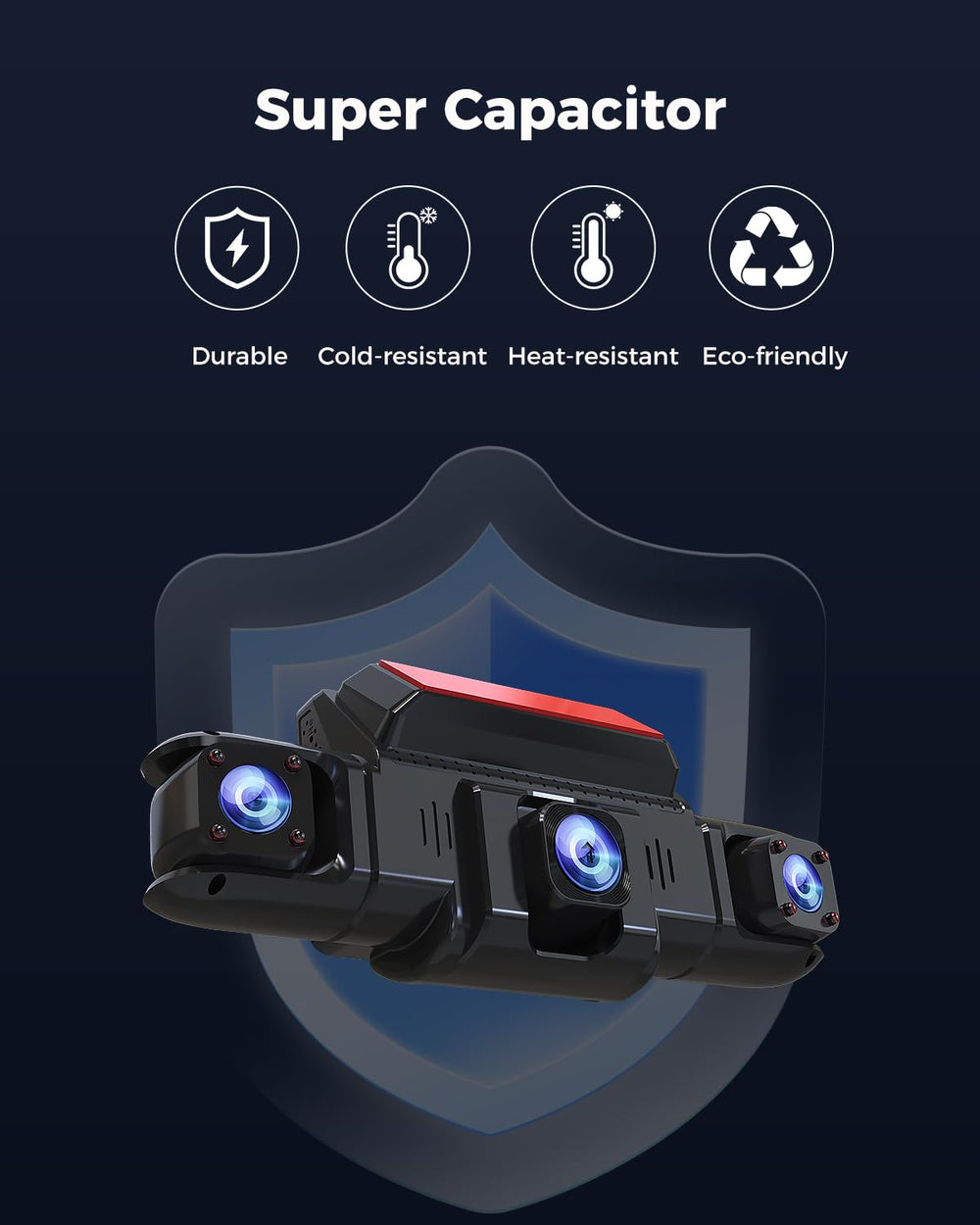 ZMOPO 5G WiFi module enables fast sharing of clips to your phone.