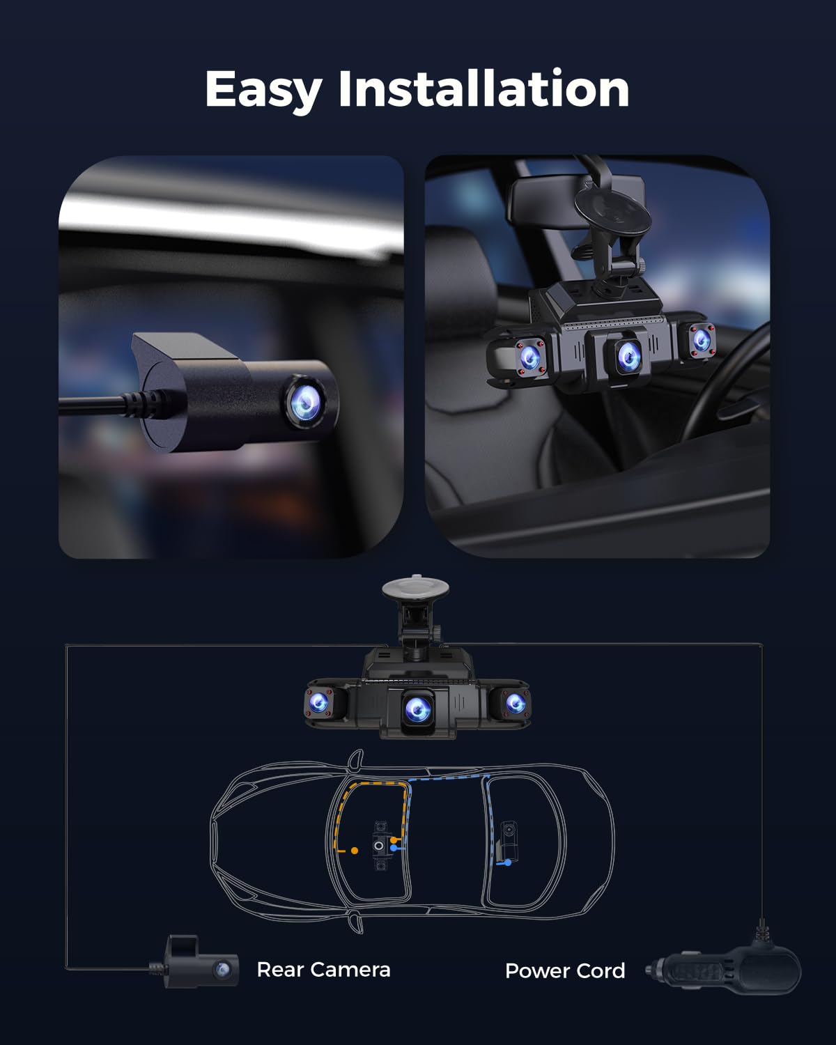 ZMOPO infrared night vision with eight IR lights improves low light footage.