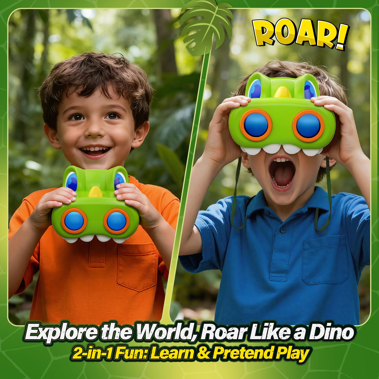 Zmpolir binoculars made from non-toxic materials for safe daily play.
