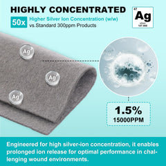 ZMZPA dressing individually packaged for sterile wound care and convenient use