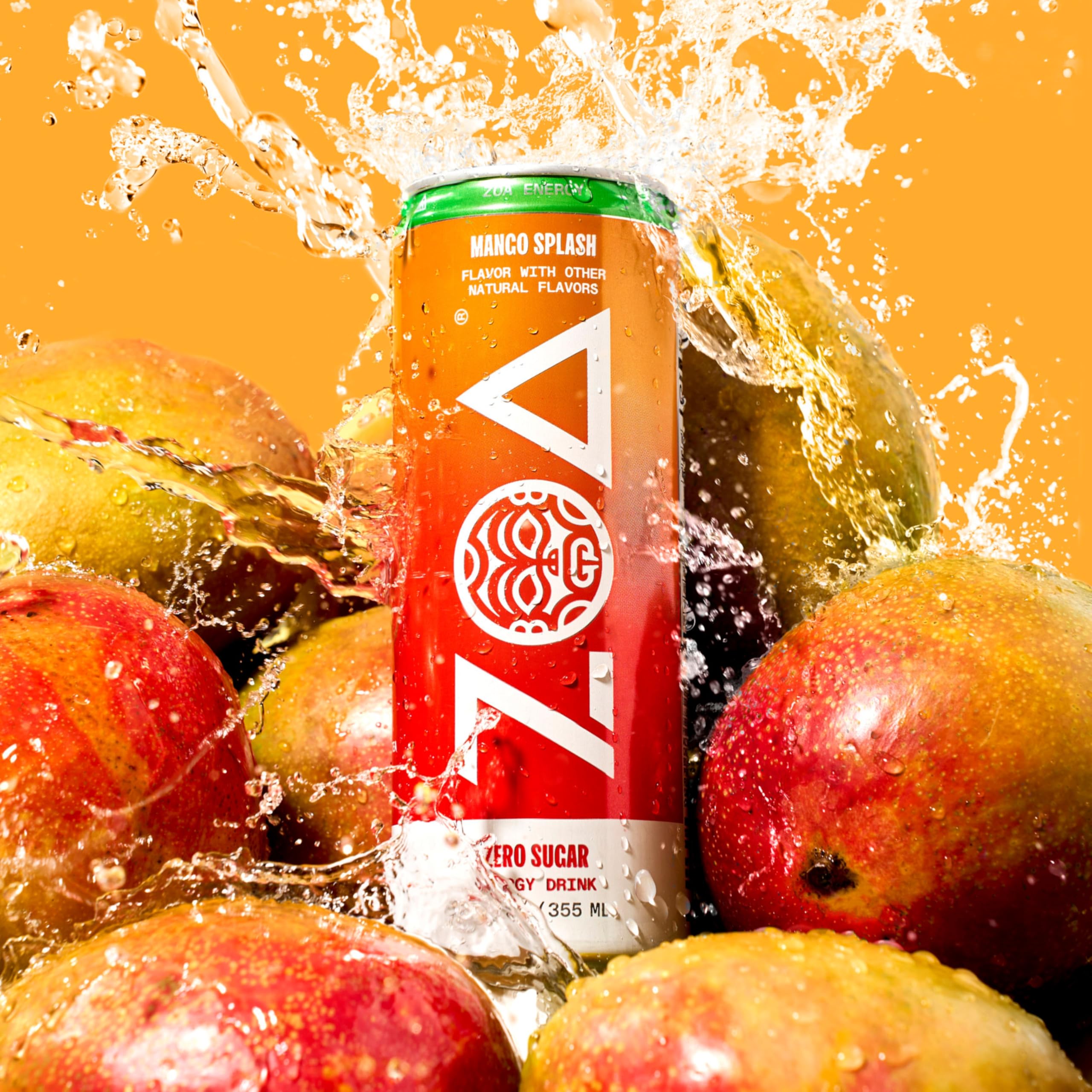 ZOA Mango Splash 12-pack ready for on-the-go refreshment
