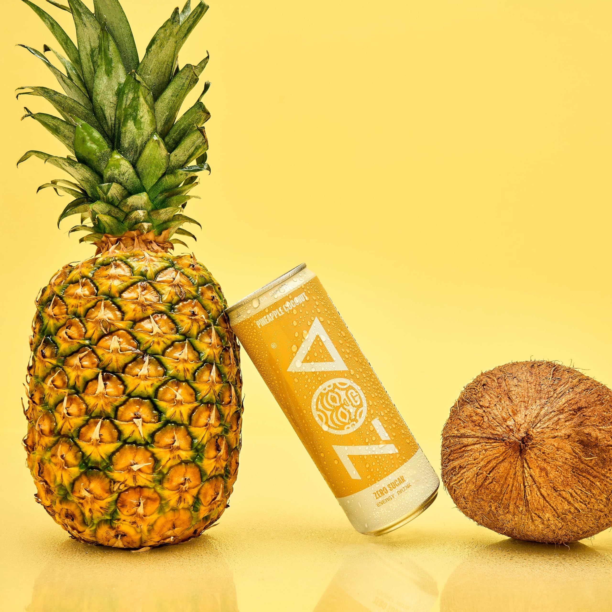 ZOA Pineapple Coconut energy can demonstrates gluten-free keto-friendly suitability