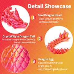 Zobetro poseable-dragon-egg allows endless positions on a shelf