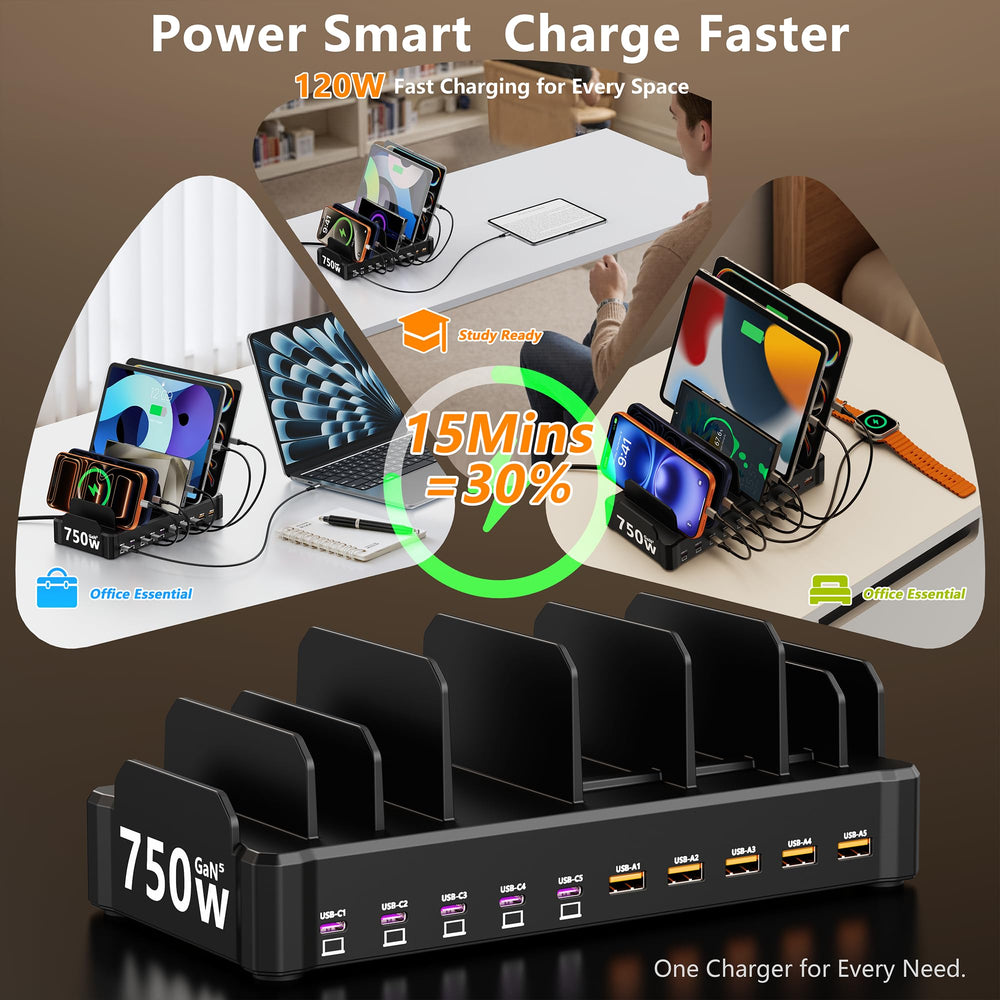 Zobirez desk organizer with devices demonstrates upright placement and space saving.