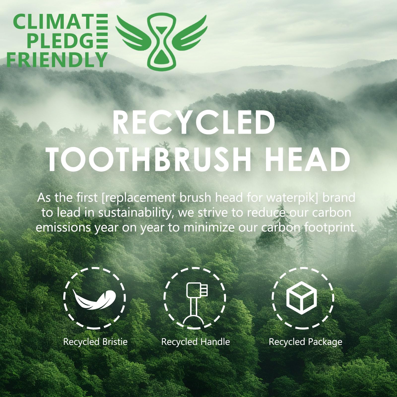 Individually sealed caps protect bristles and keep heads travel ready.