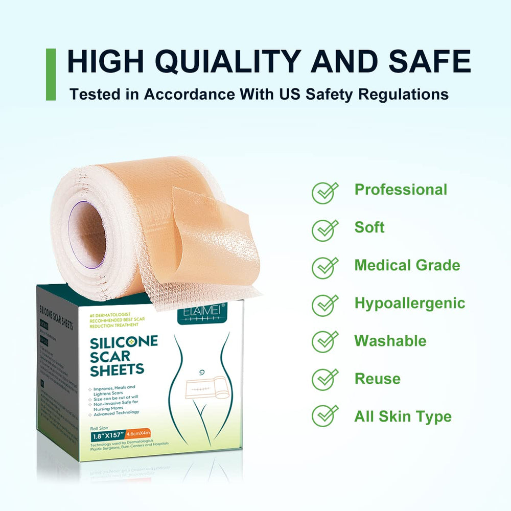 ZODENIS soft medical-grade silicone supports gentle scar care.