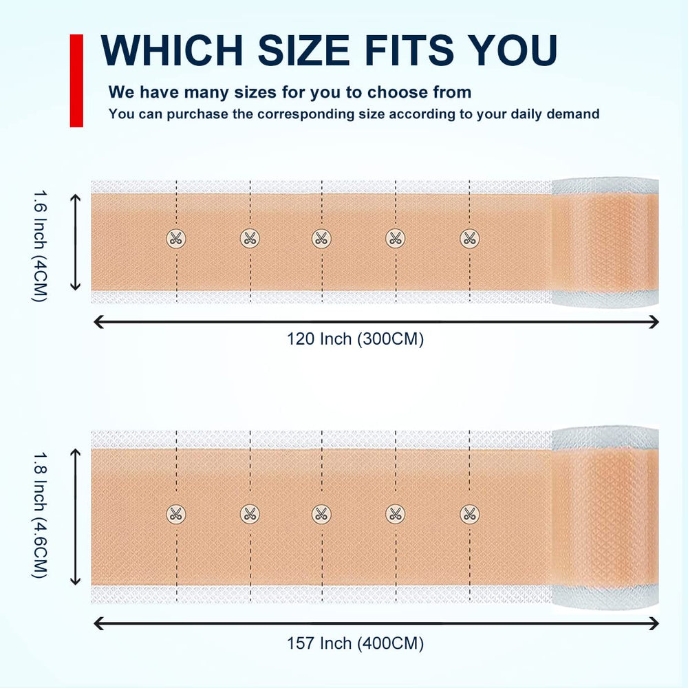 ZODENIS silicone scar tape, safe for sensitive skin and all ages.