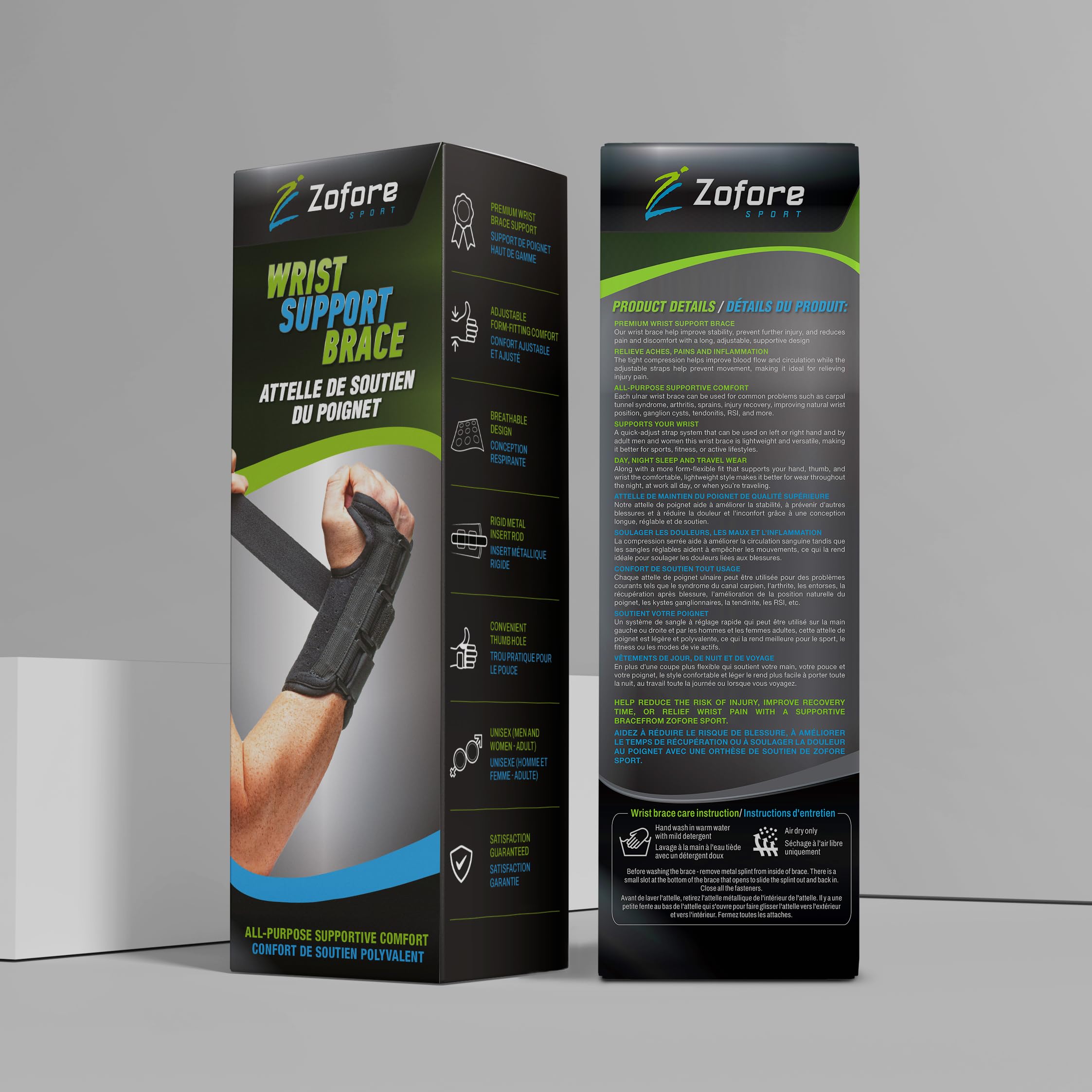 ZOFORE SPORT compact design supports travel and everyday activities.