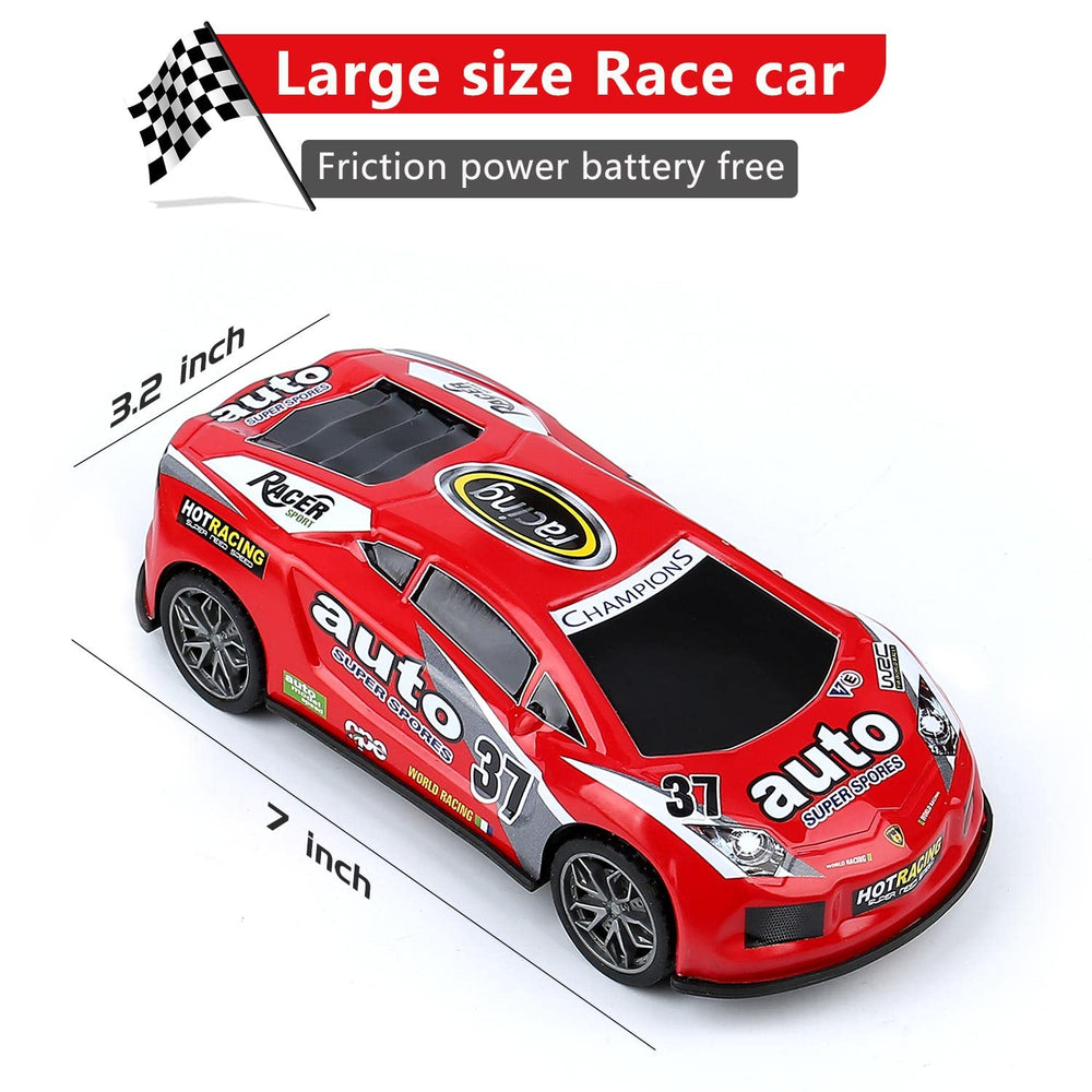 ZOHANINDL race-ready toy cars in play setup, inspiring imaginative races.