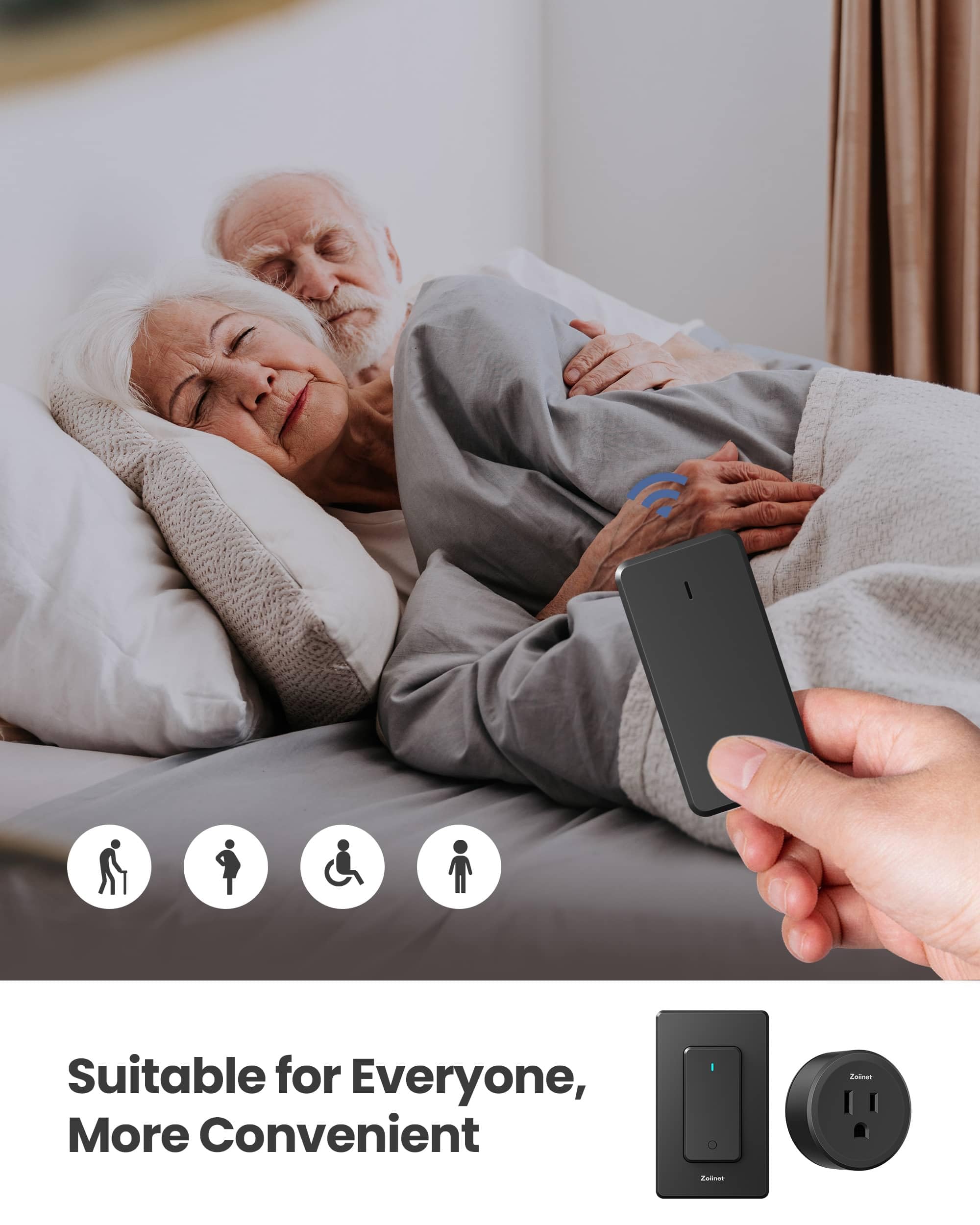Zoiinet programmable system enables multi-device control with a single switch.