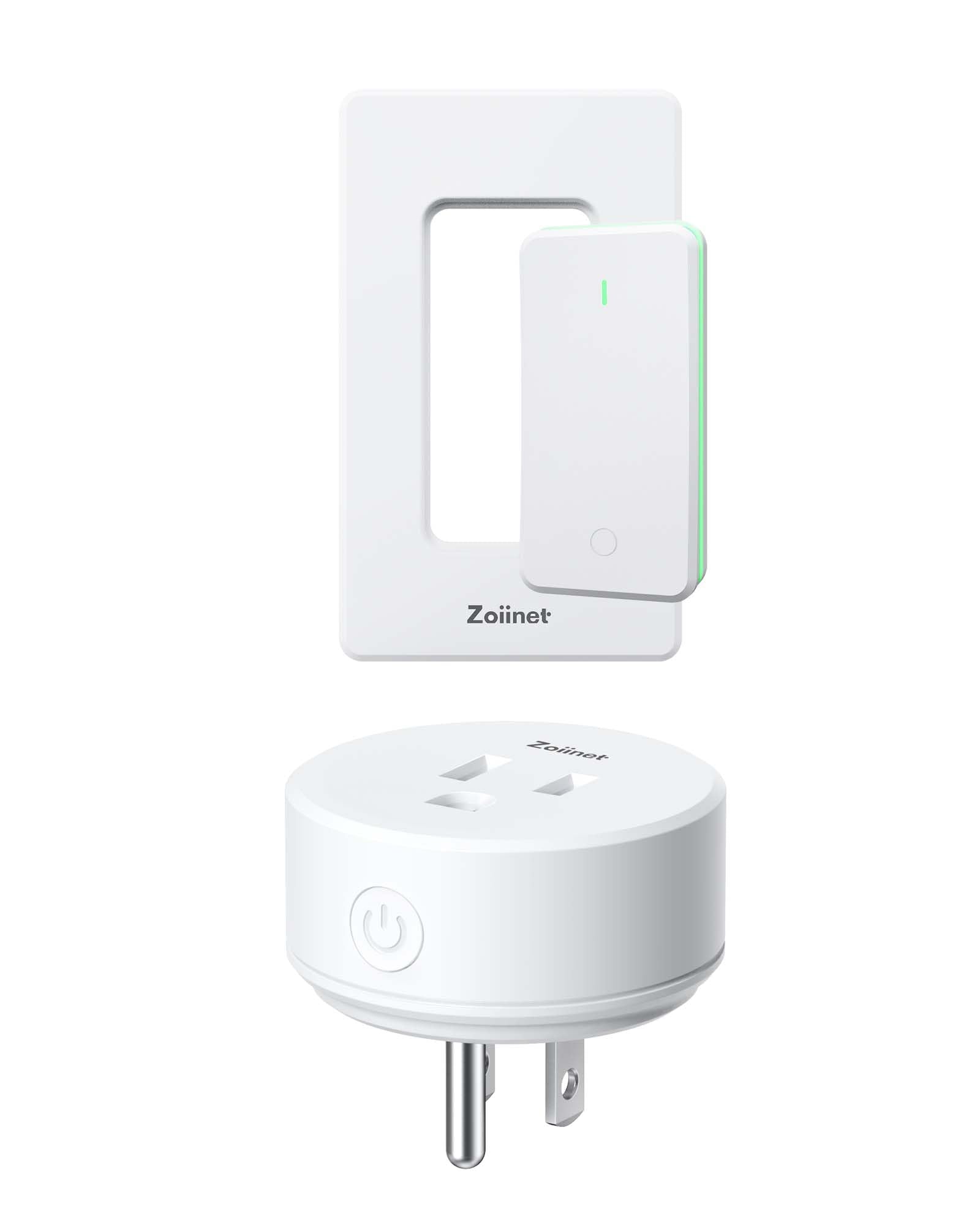 Zoiinet remote-control outlet with buckle design for easy removal from the plate
