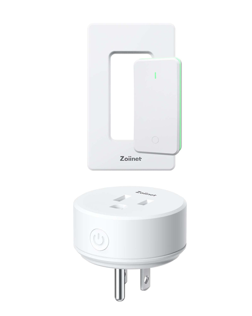 Zoiinet remote-control outlet with buckle design for easy removal from the plate