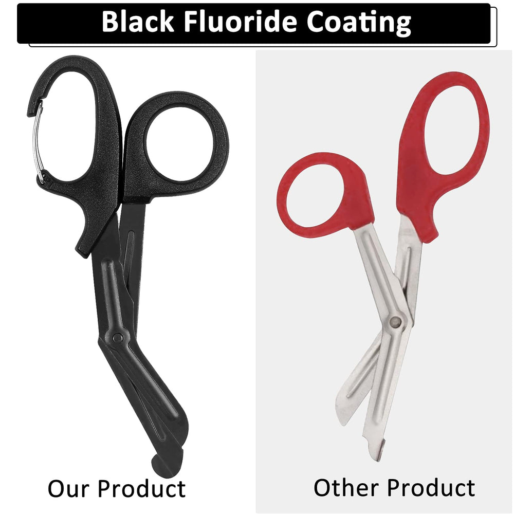 ZOINADA emergency shears with black fluoride coating withstand heavy use.