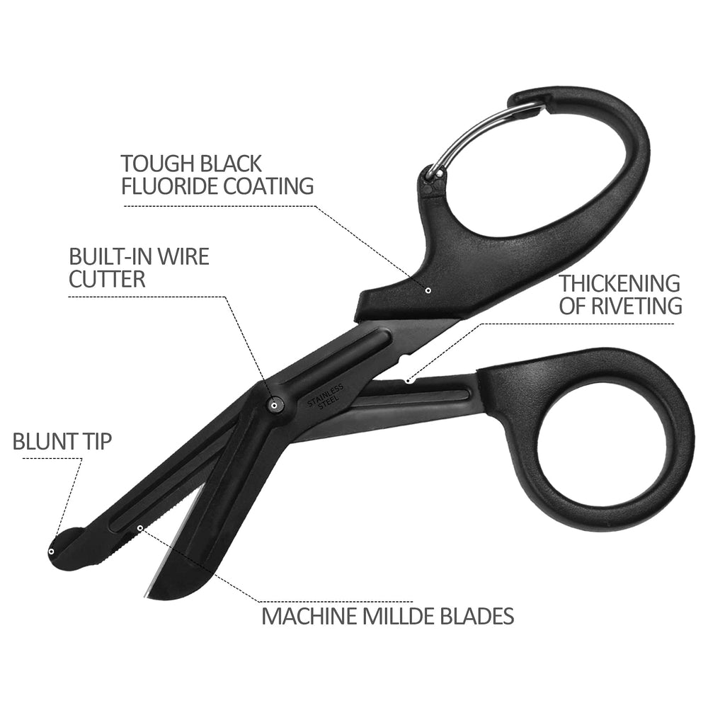 ZOINADA two-pack trauma shears provide ready backup for shifts.