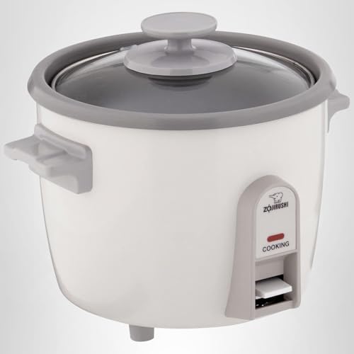 Zojirushi 3-Cup Rice Cooker keep-warm feature preserves warm rice for hours.