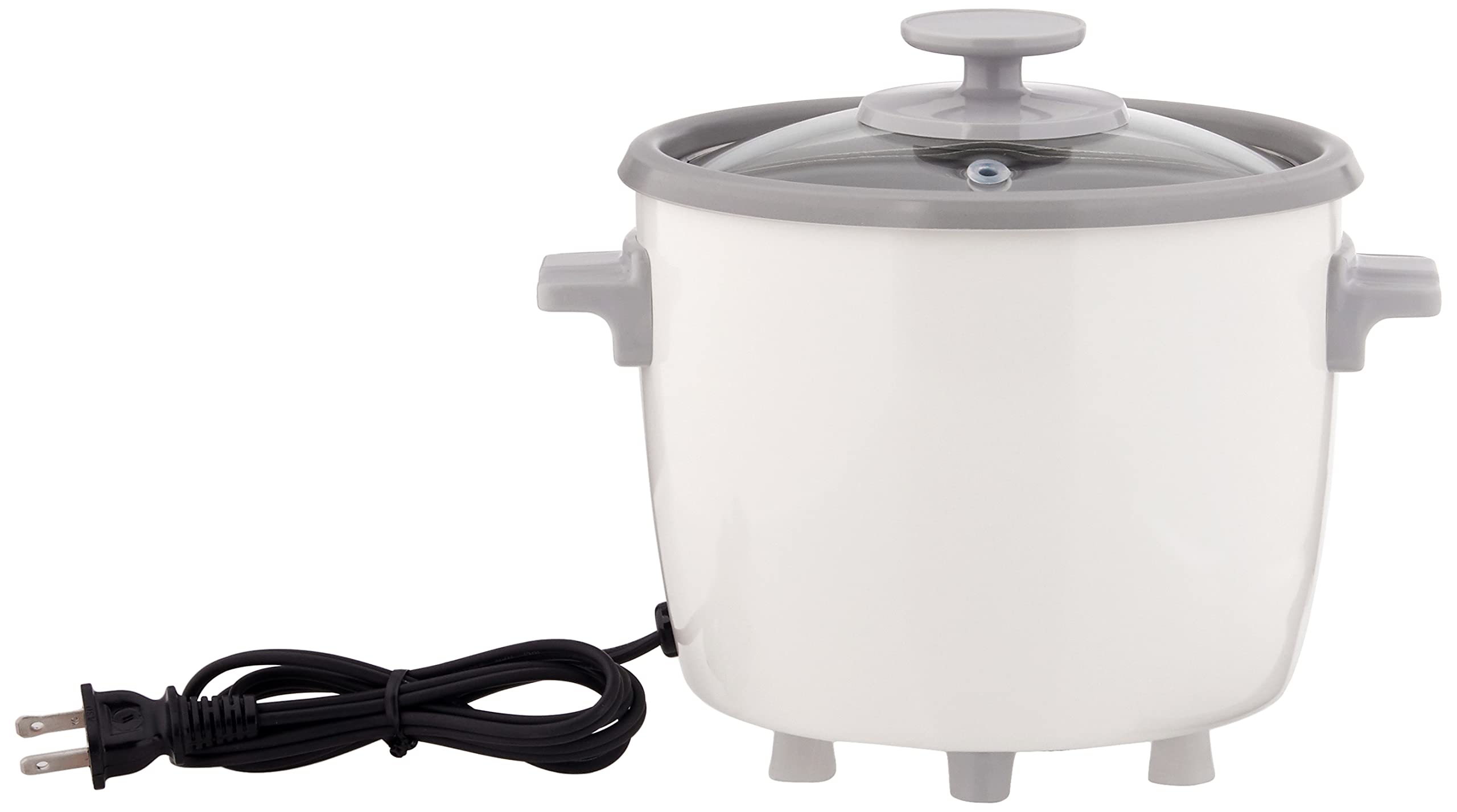 Zojirushi 3-Cup Rice Cooker with stay-cool handles for safe transport.