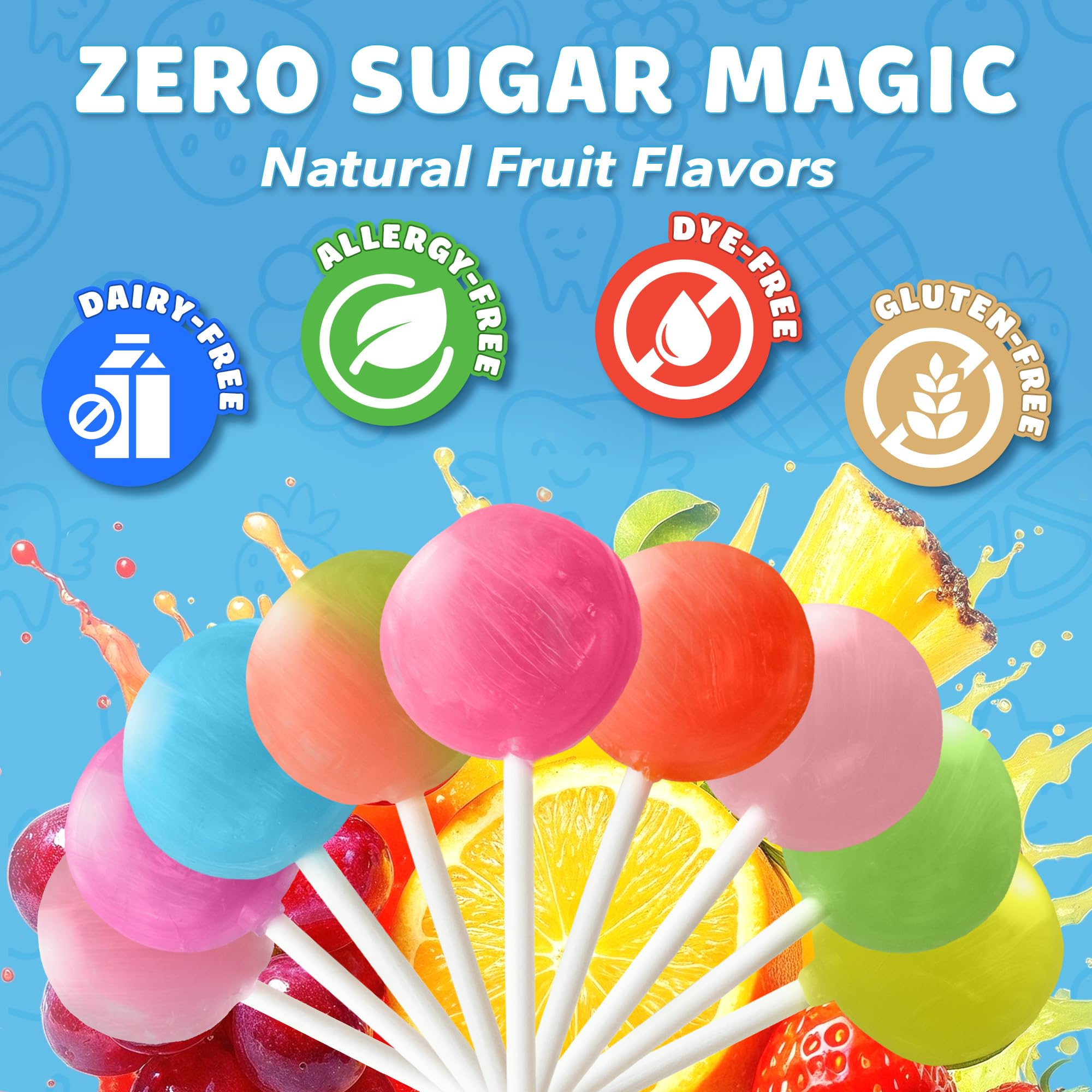 Zollipops after-meal snack supports a clean mouth after meals.