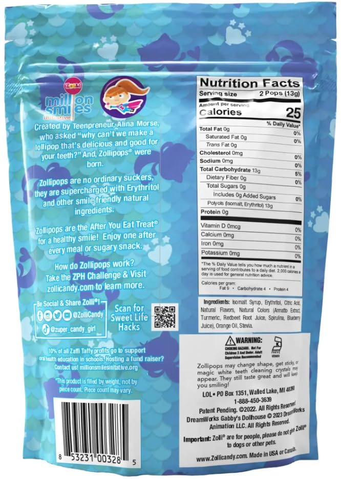 Zollipops keto-friendly fruit flavors highlight a sugar-free post-meal option.