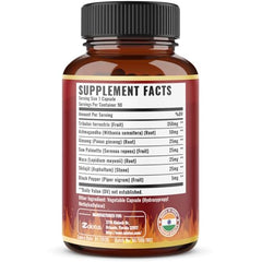 Zolotus Ashwagandha Panax Ginseng blend supports stress resilience.