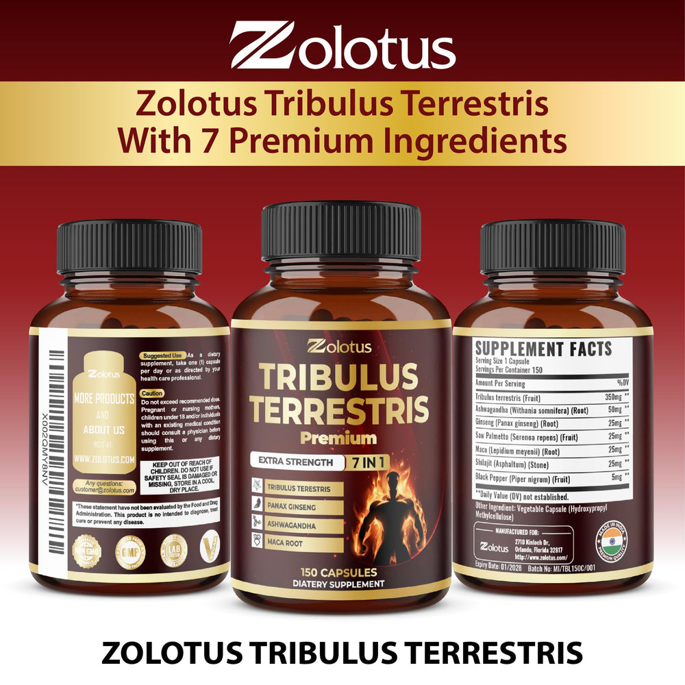 Zolotus five month supply presentation showing 150 capsules