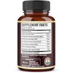 Zolotus Tribulus Terrestris capsules close-up for energy support