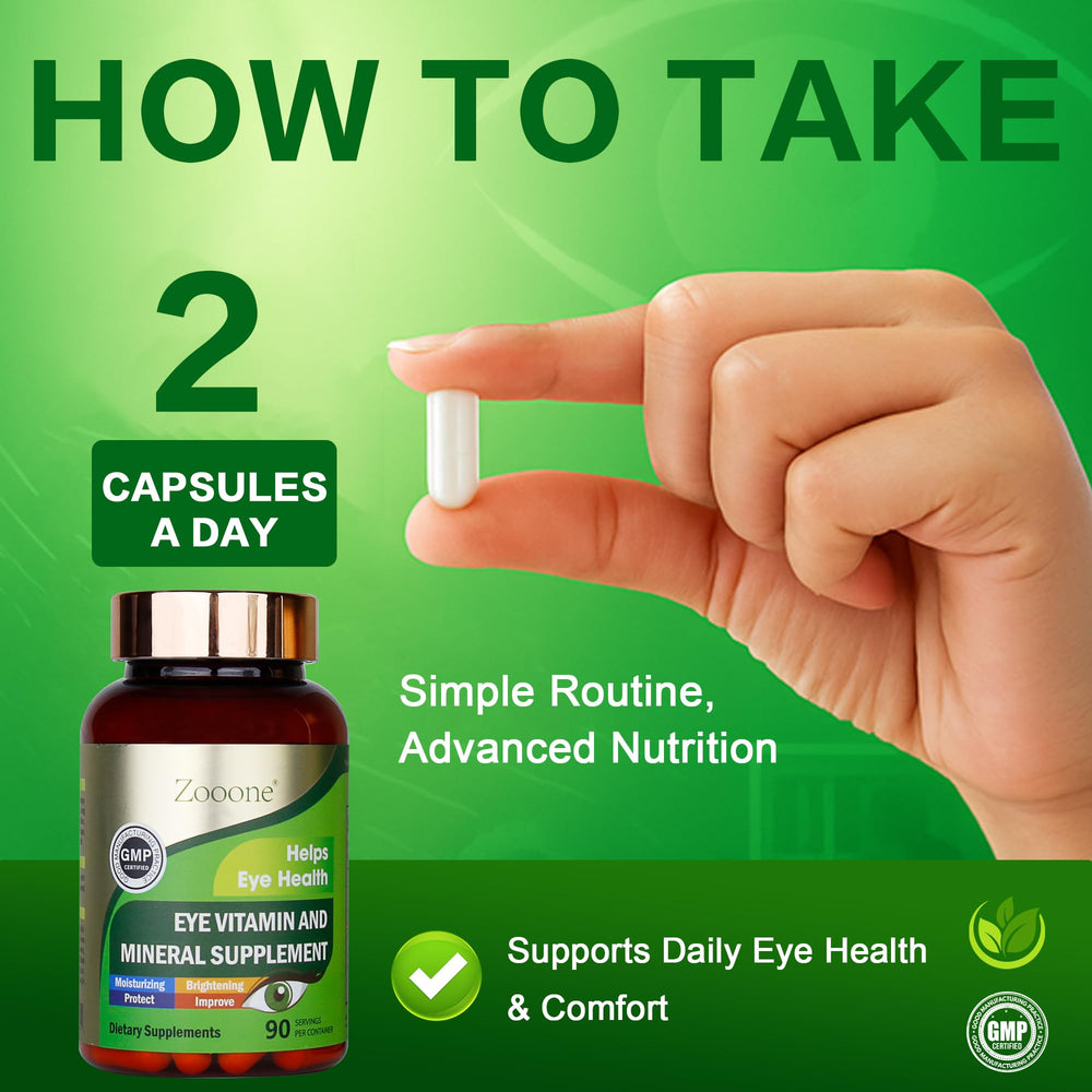 zooone eye relief in a daily routine with two capsules