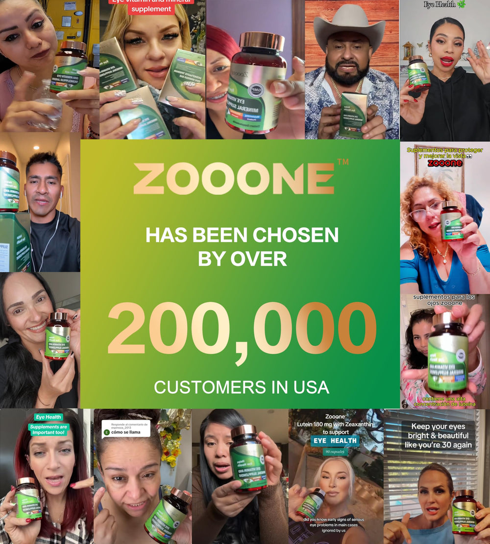 zooone six-nutrient blend with lutein, zeaxanthin, zinc, copper, vitamins C and E
