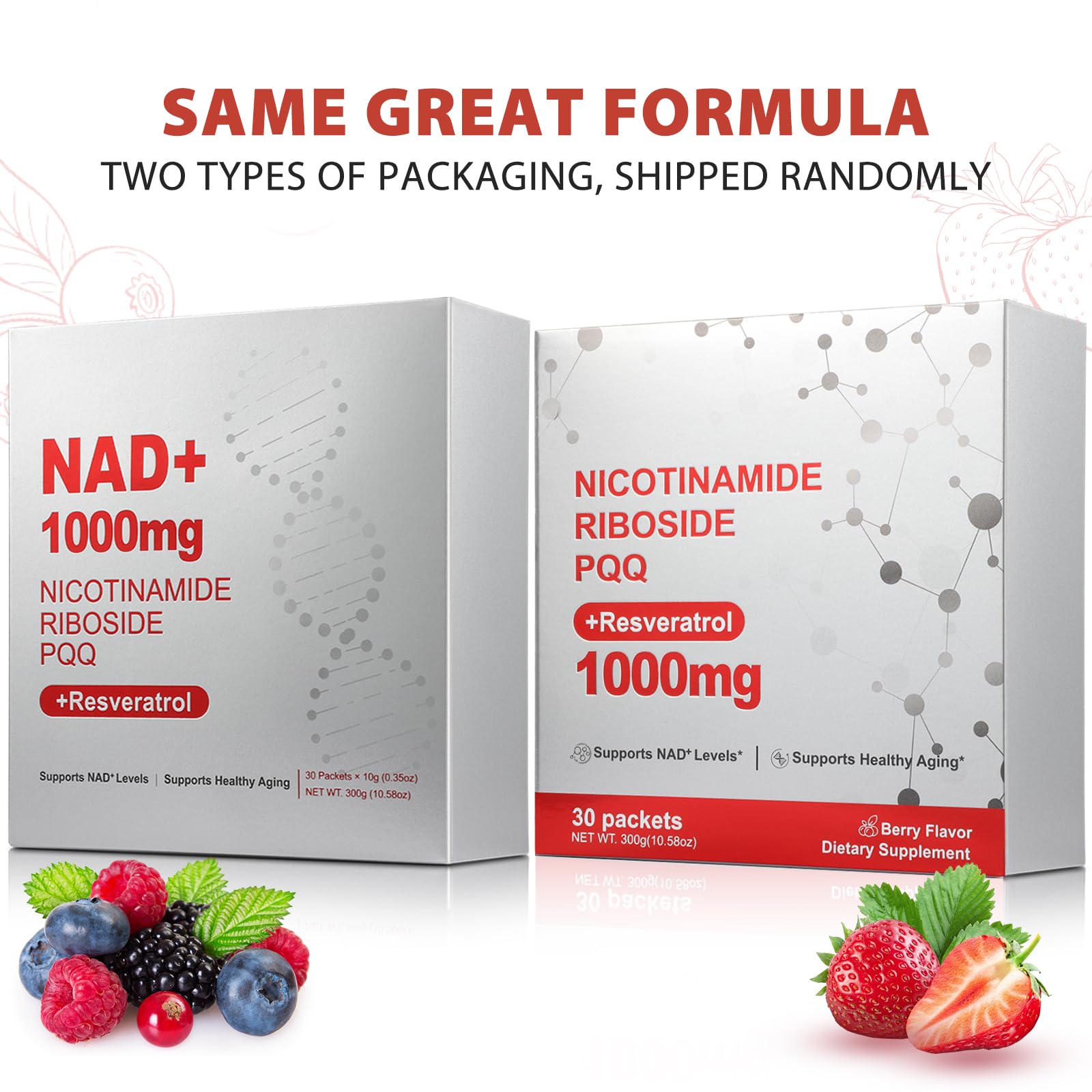 ZOROAHER NAD+ liquid label close-up highlighting NR and resveratrol for cellular support.