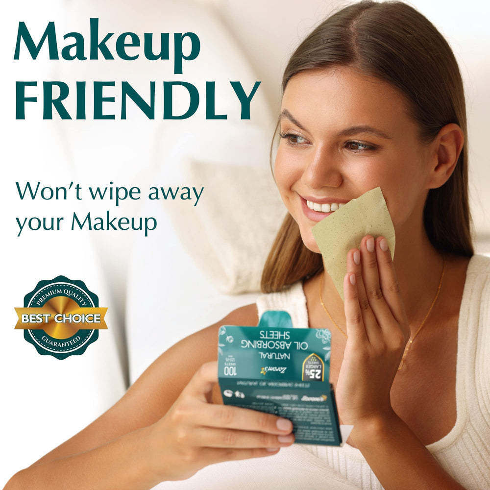 On-the-go blotting with a convenient dispenser for quick touch-ups