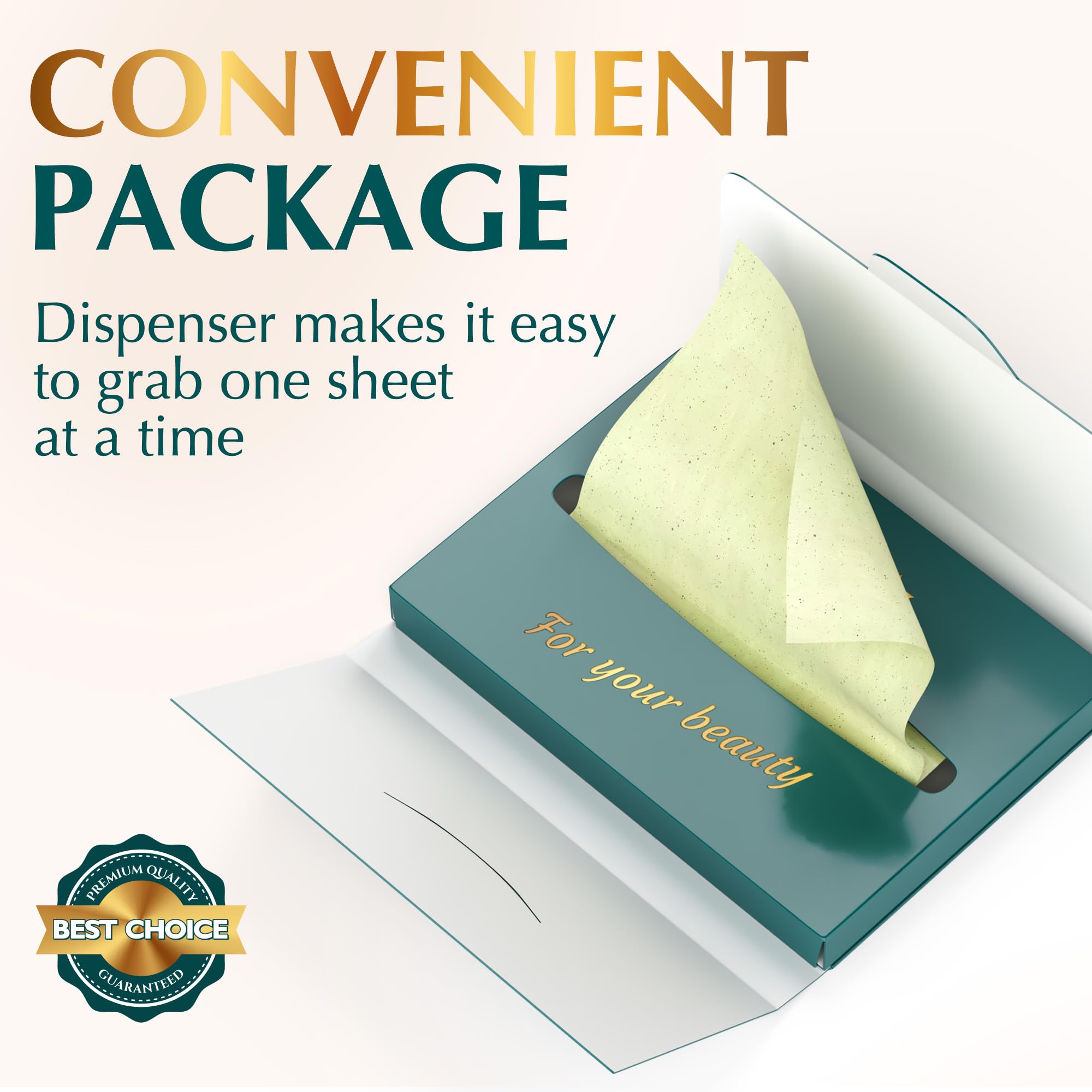 Three-pack with 300 sheets delivers affordable, makeup-friendly oil control