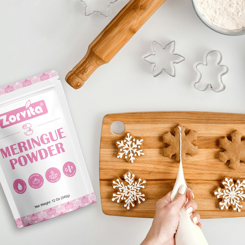ZORVITA meringue powder is Non-GMO for conscious kitchens.