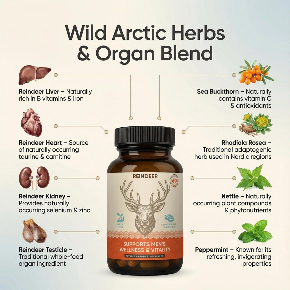 Zotreval Reindeer Organ blend with liver and heart ingredients visible
