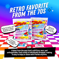 Zotz Fizzy Candy blue raspberry shell adds fruity crunch