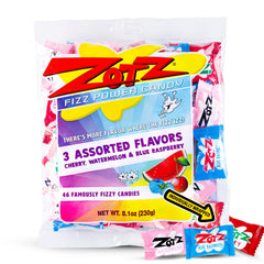 Zotz Fizzy Candy cherry center image for nostalgic snacking