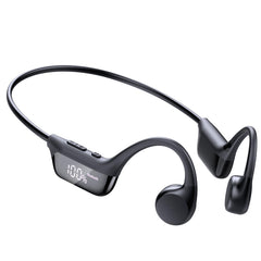 ZOVIMAX bone conduction open-ear design headphones deliver clear sound while keeping you aware of surroundings.