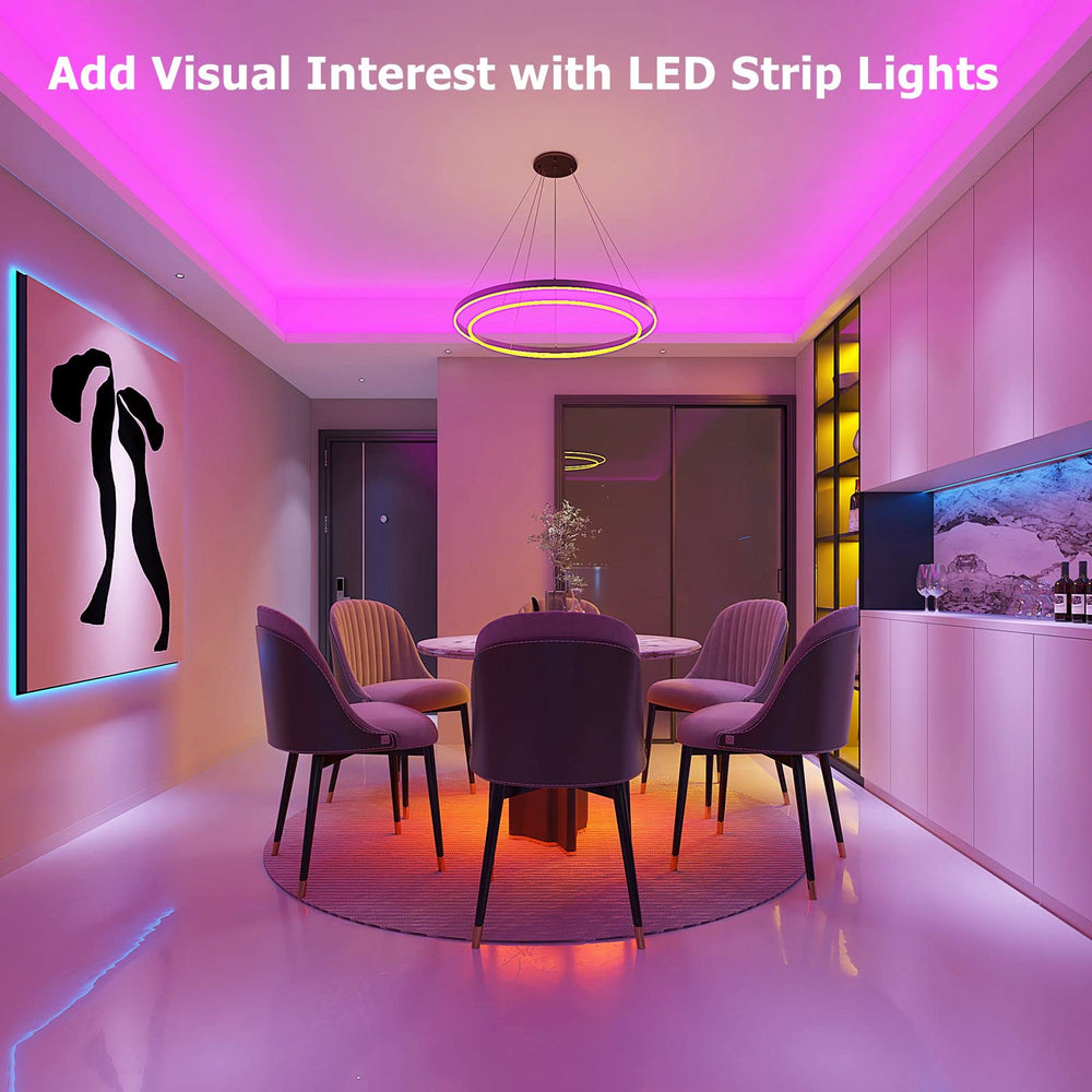 ZOZOO LED strip with music sync adapts to rhythm for immersive ambiance